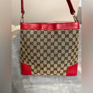 Gucci Brown GG Canvas Shoulder Bag